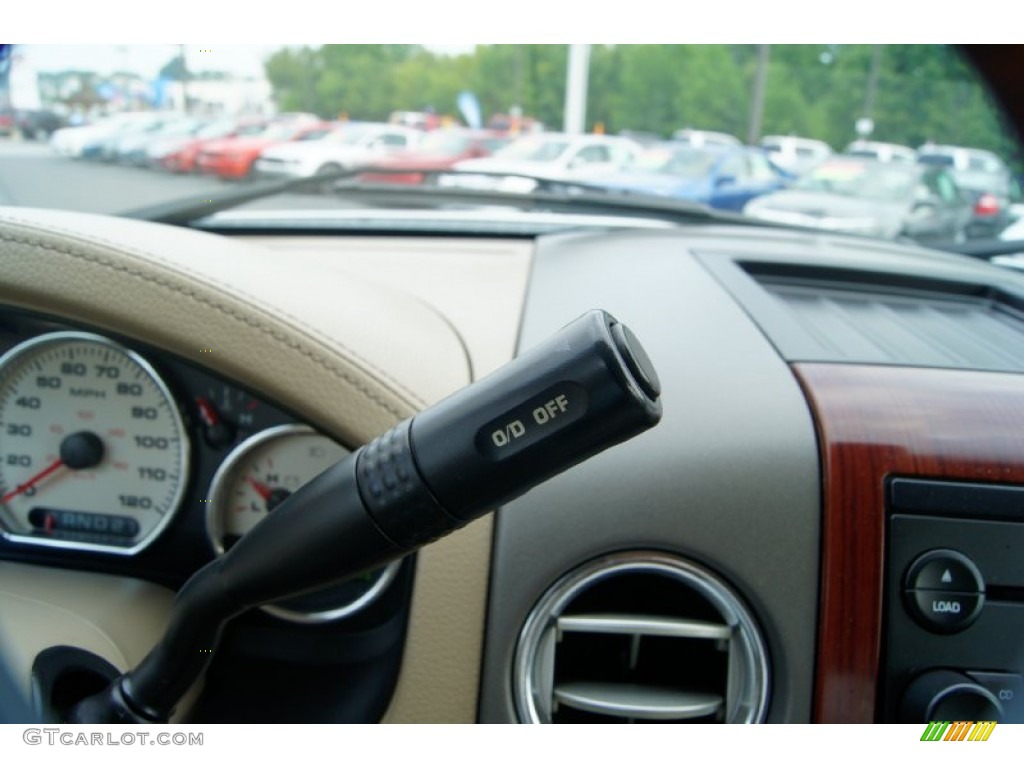 2005 F150 Lariat SuperCab 4x4 - Oxford White / Tan photo #26