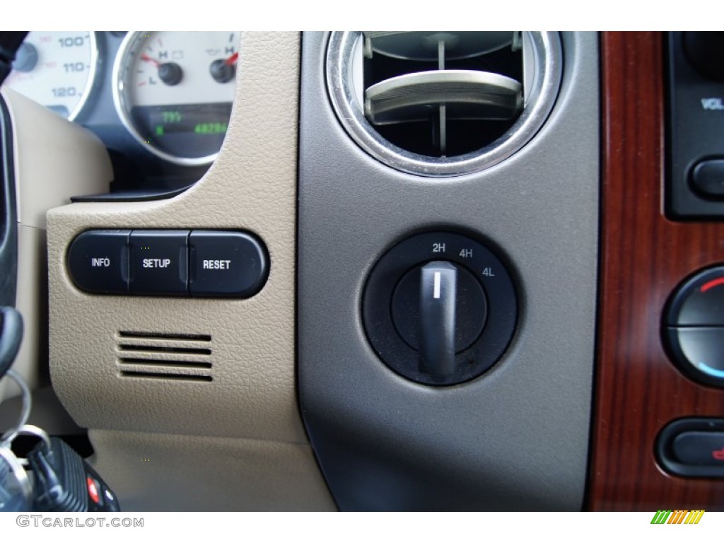 2005 F150 Lariat SuperCab 4x4 - Oxford White / Tan photo #30