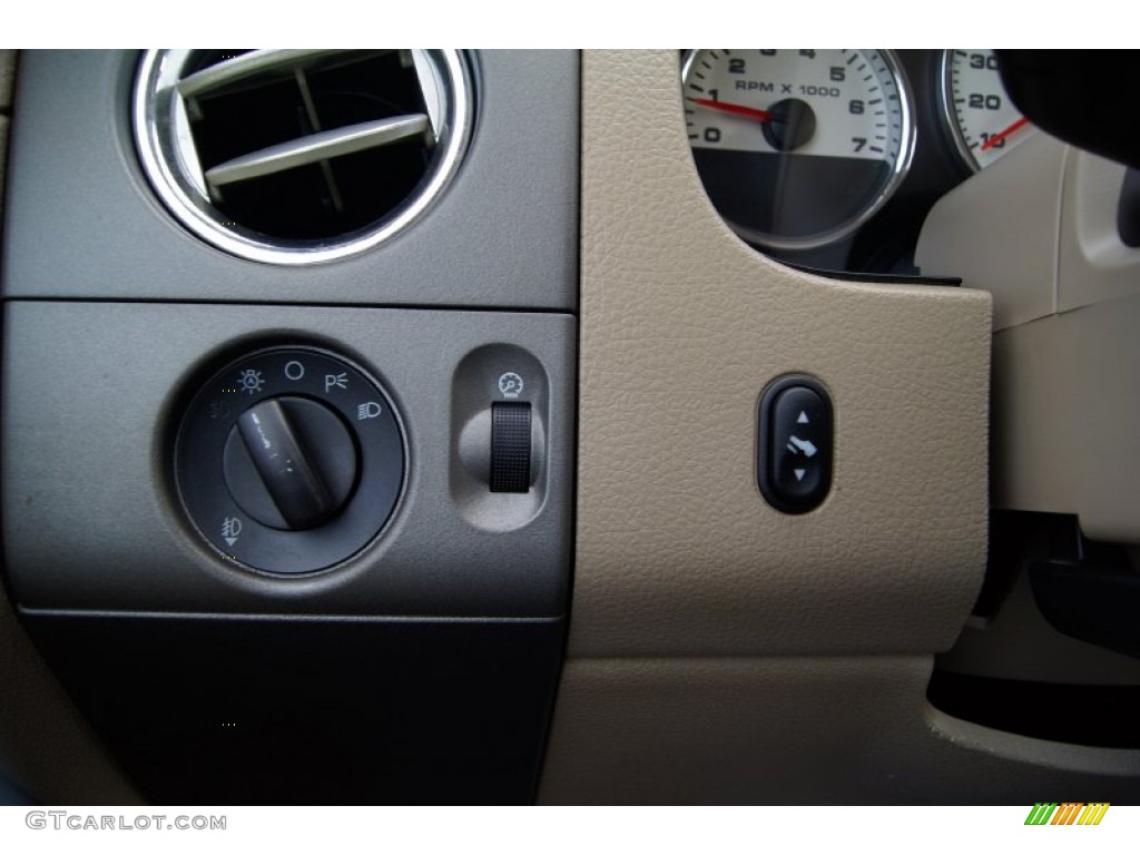 2005 F150 Lariat SuperCab 4x4 - Oxford White / Tan photo #36