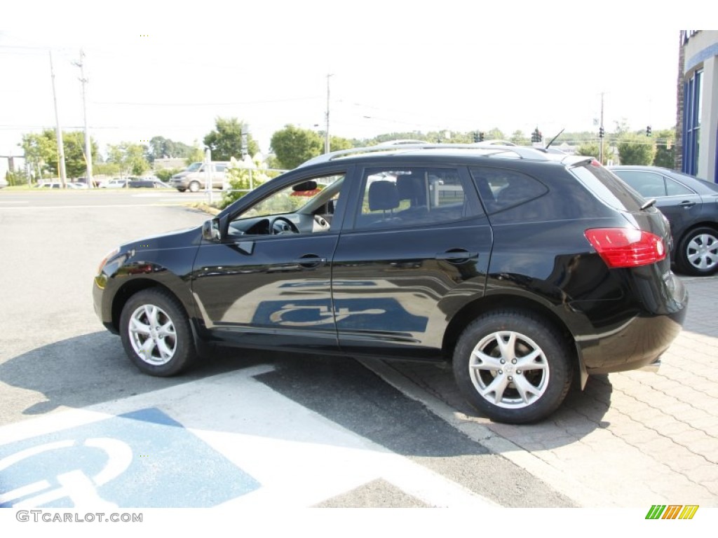 2008 Rogue S AWD - Wicked Black / Black photo #9