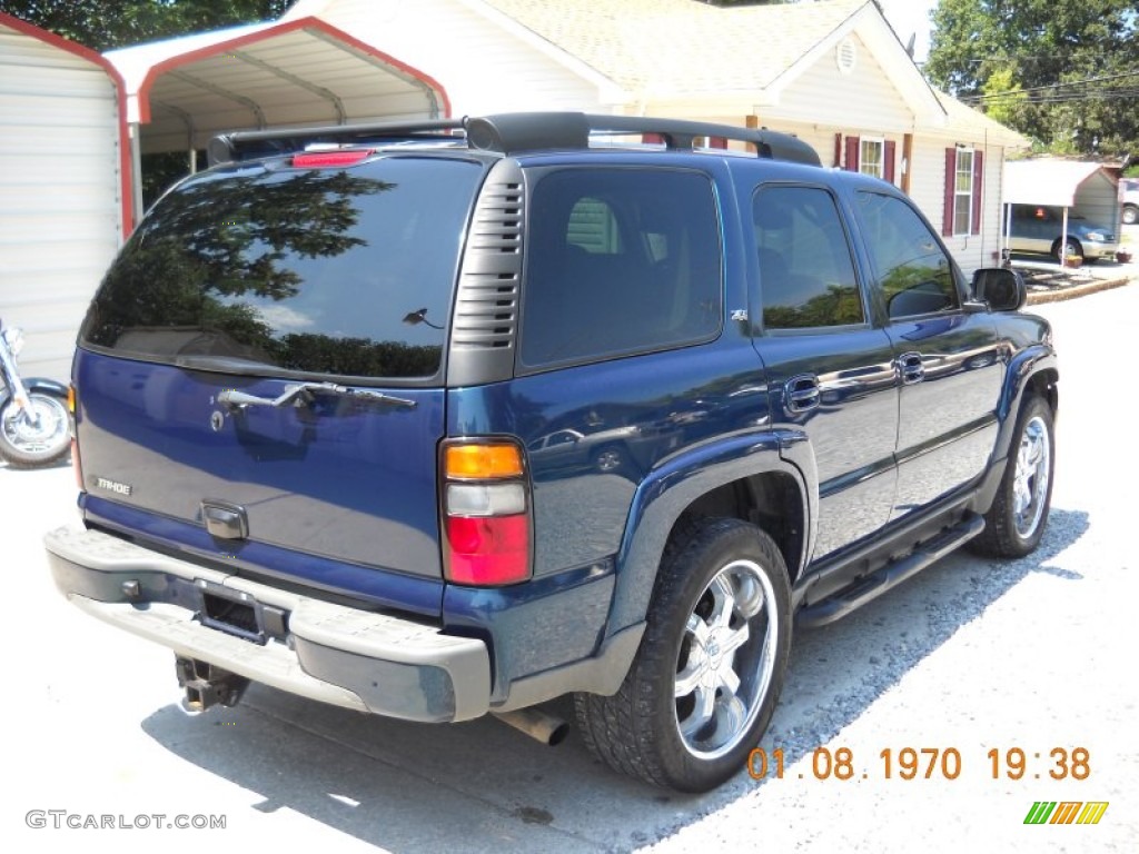 2005 Tahoe Z71 4x4 - Bermuda Blue Metallic / Tan/Neutral photo #6