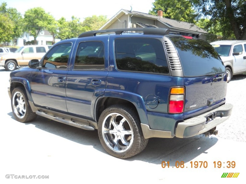 2005 Tahoe Z71 4x4 - Bermuda Blue Metallic / Tan/Neutral photo #8