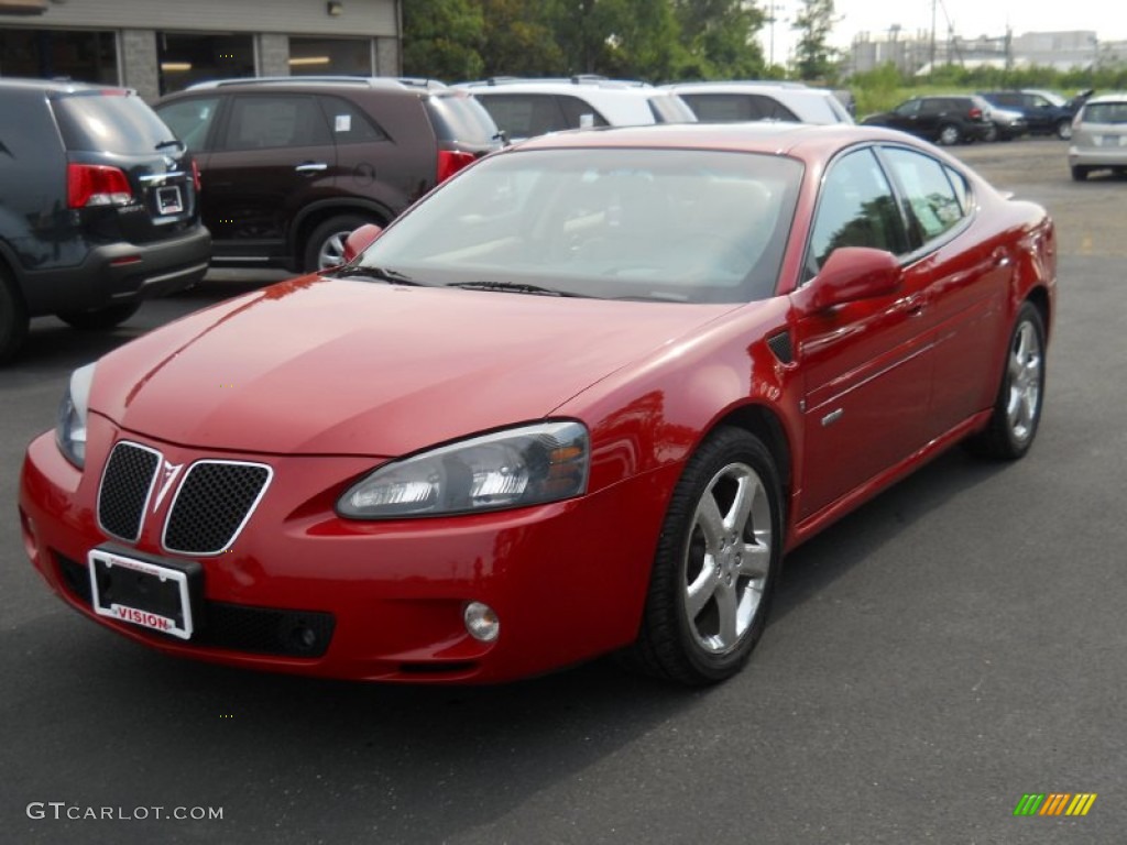 Crimson Red Pontiac Grand Prix