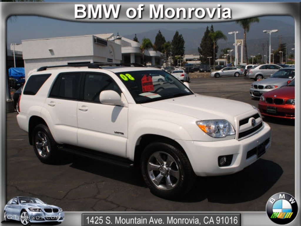 2008 4Runner Limited - Natural White / Taupe photo #1