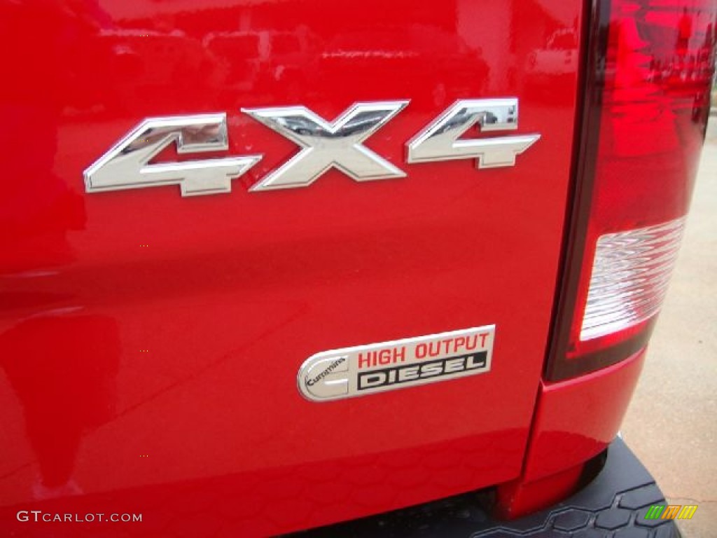 2012 Ram 2500 HD ST Crew Cab 4x4 - Flame Red / Dark Slate/Medium Graystone photo #14