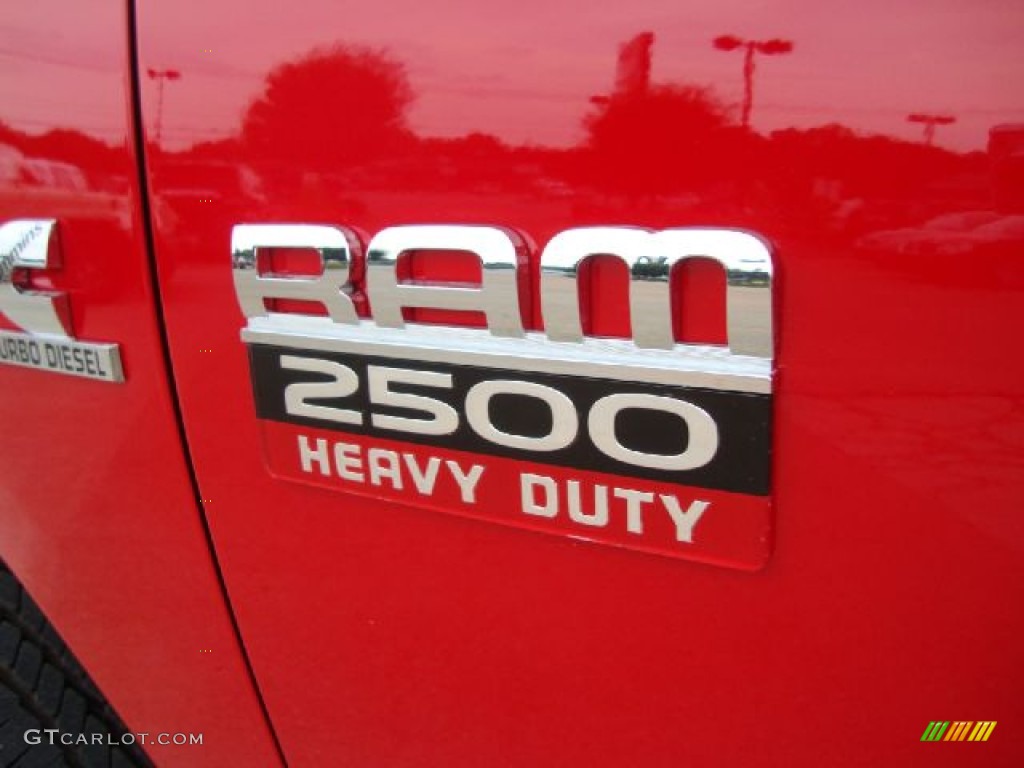 2012 Ram 2500 HD ST Crew Cab 4x4 - Flame Red / Dark Slate/Medium Graystone photo #17