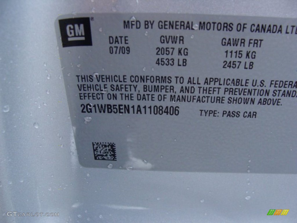 2010 Impala LT - Cyber Gray Metallic / Ebony photo #16