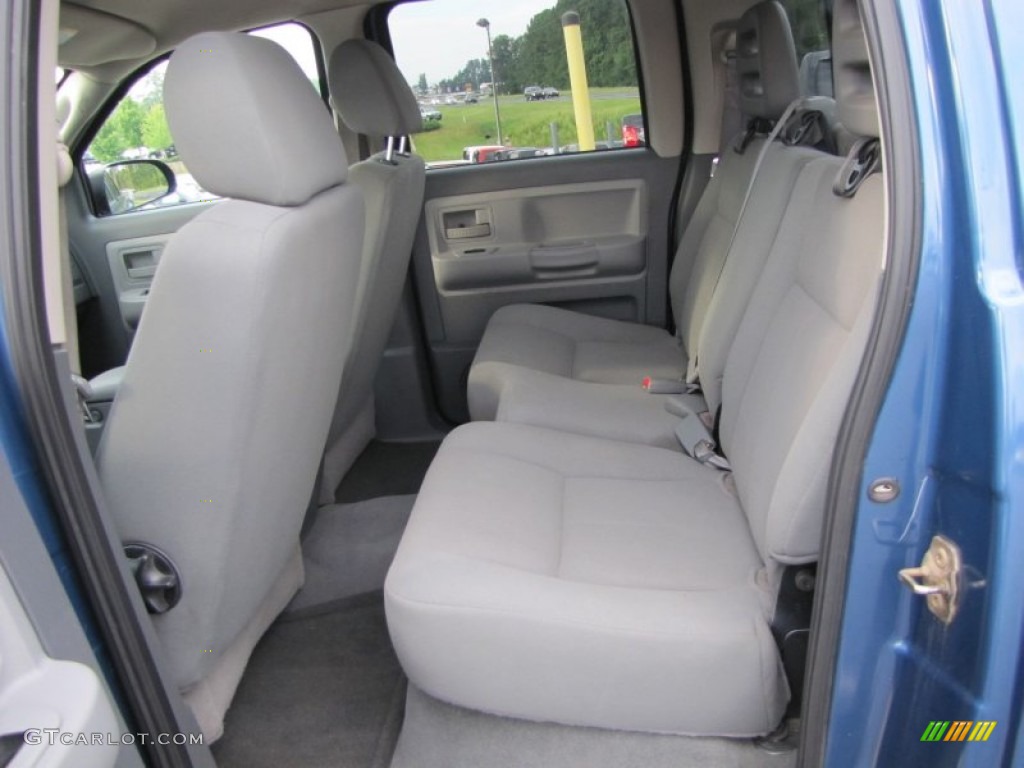 Medium Slate Gray Interior 2005 Dodge Dakota SLT Quad Cab Photo #53234754