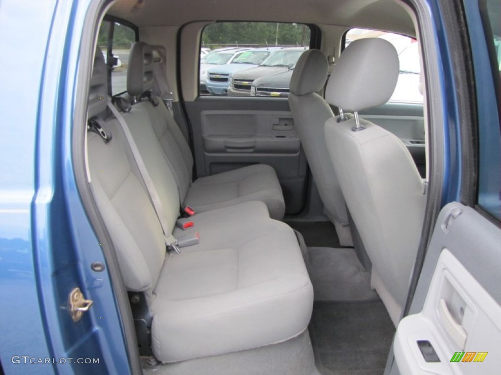 Medium Slate Gray Interior 2005 Dodge Dakota SLT Quad Cab Photo #53234769