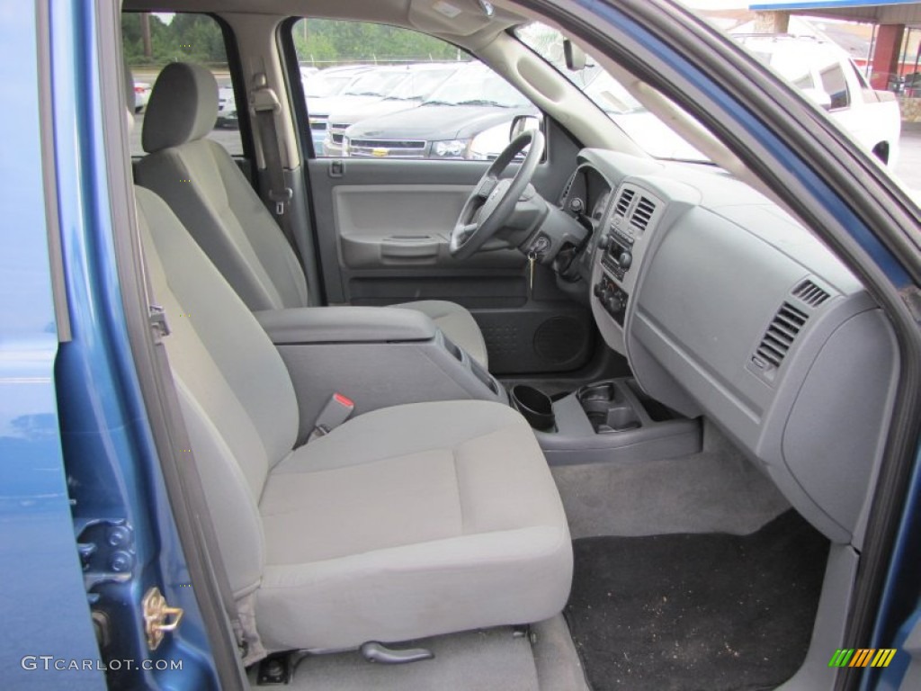 Medium Slate Gray Interior 2005 Dodge Dakota SLT Quad Cab Photo #53234784