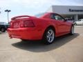 2000 Performance Red Ford Mustang V6 Coupe  photo #5