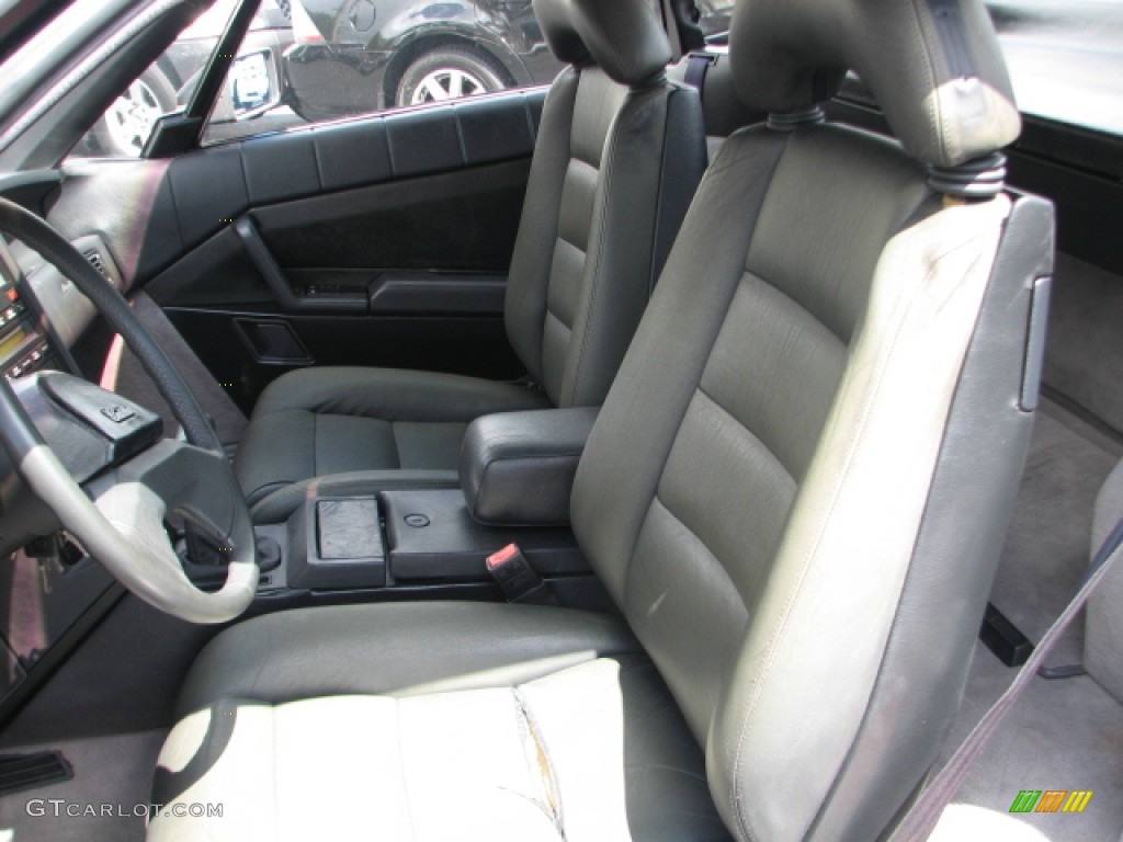 Black Interior 1989 Cadillac Allante Convertible Photo #53235375