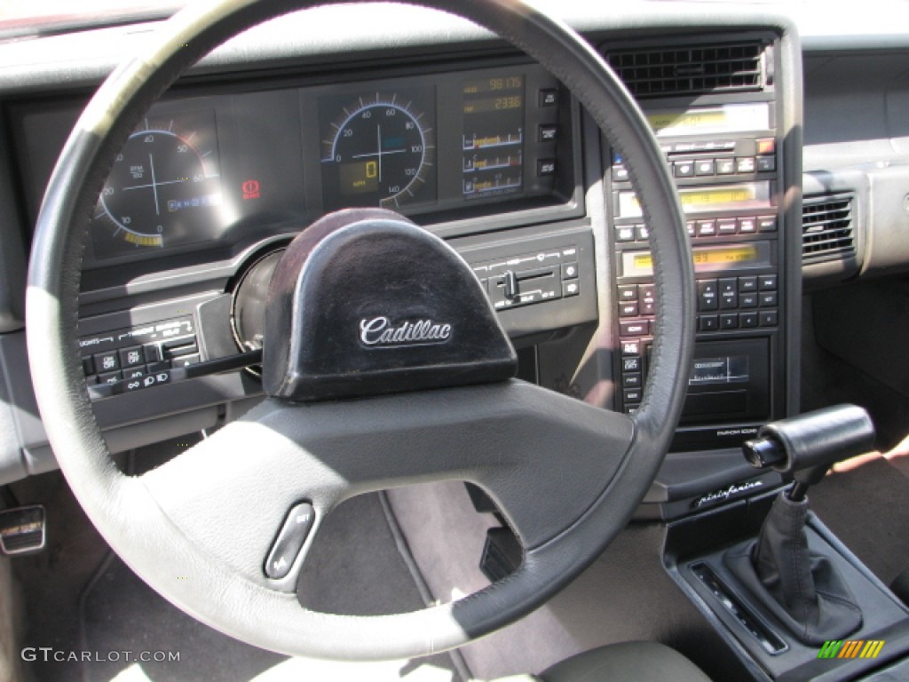1989 Cadillac Allante Convertible Black Steering Wheel Photo #53235390