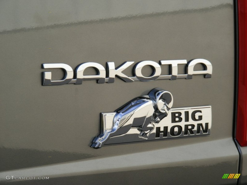 2010 Dakota Big Horn Crew Cab 4x4 - Mineral Gray Metallic / Dark Slate Gray/Medium Slate Gray photo #13