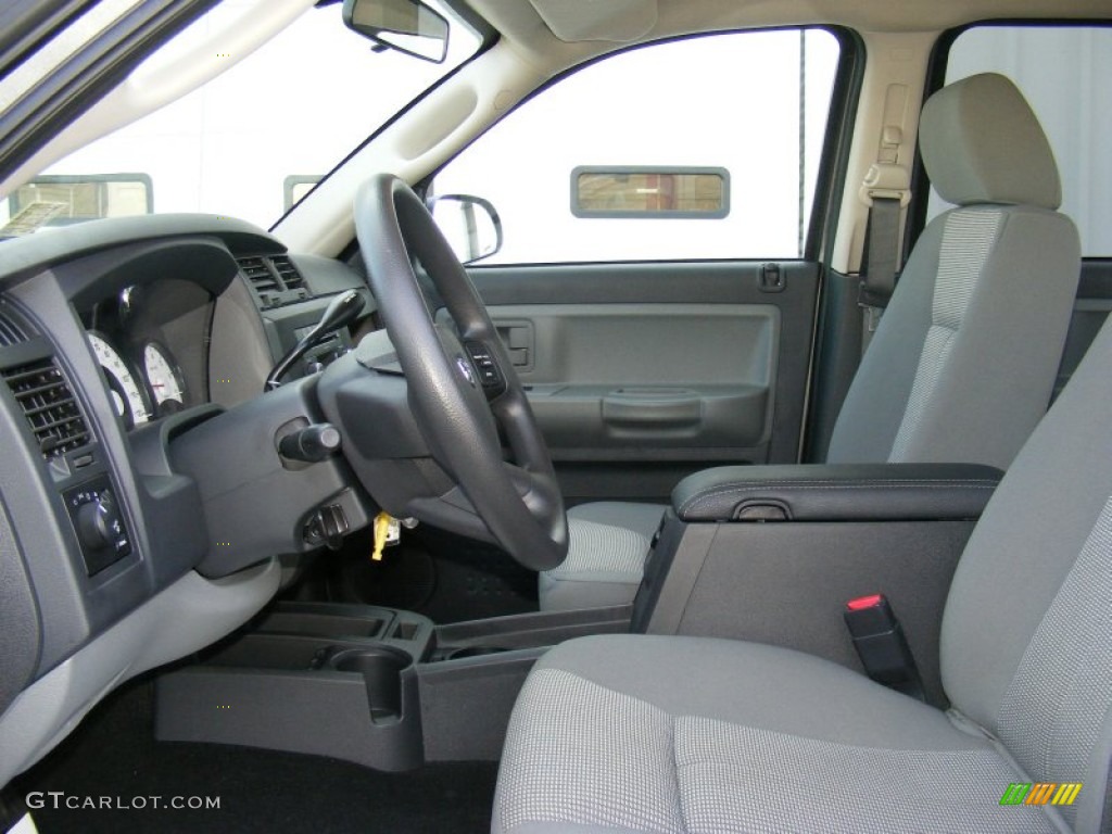 2010 Dakota Big Horn Crew Cab 4x4 - Mineral Gray Metallic / Dark Slate Gray/Medium Slate Gray photo #22