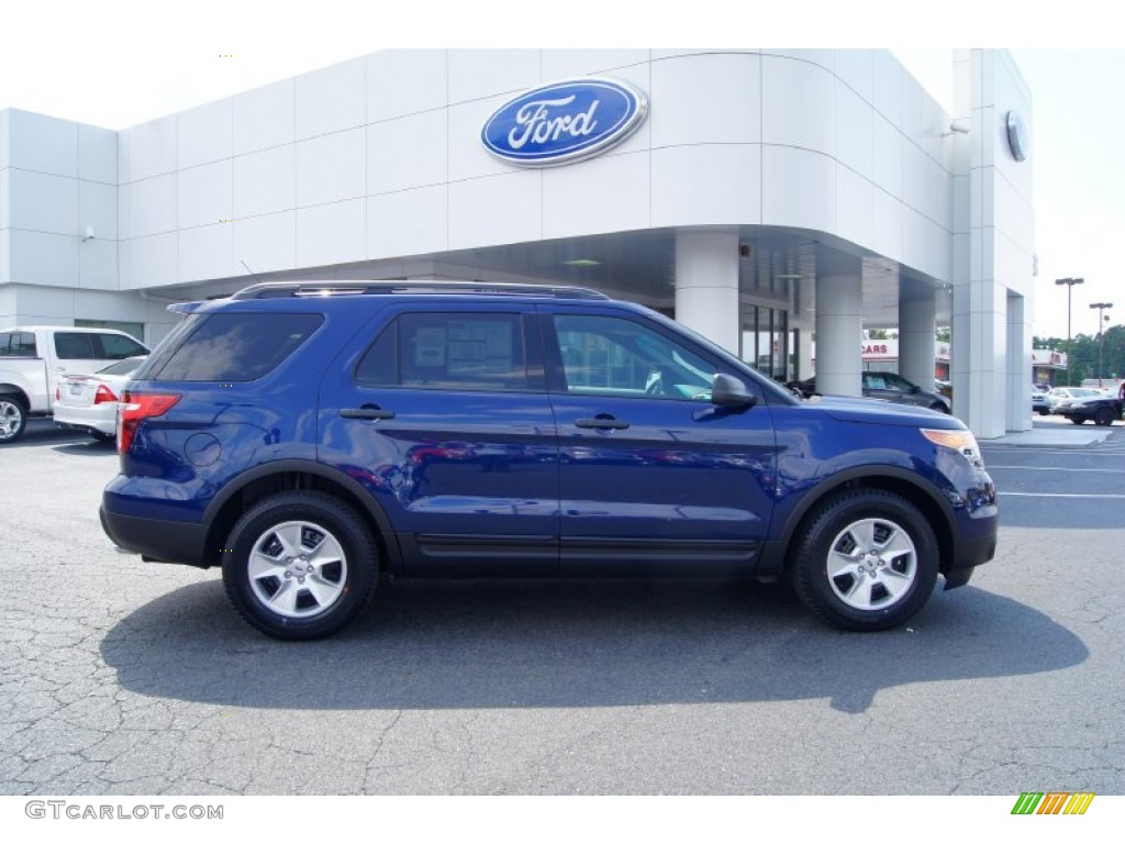 Dark Pearl Blue Metallic 2012 Ford Explorer FWD Exterior Photo #53238270