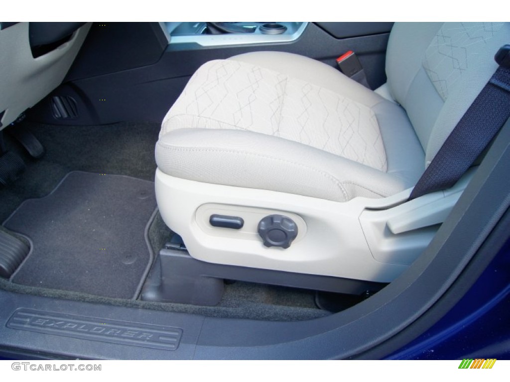 Medium Light Stone Interior 2012 Ford Explorer FWD Photo #53238531