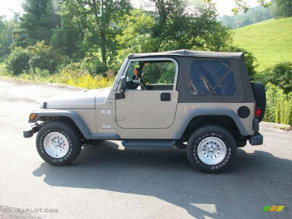 2006 Wrangler X 4x4 - Light Khaki Metallic / Khaki photo #2