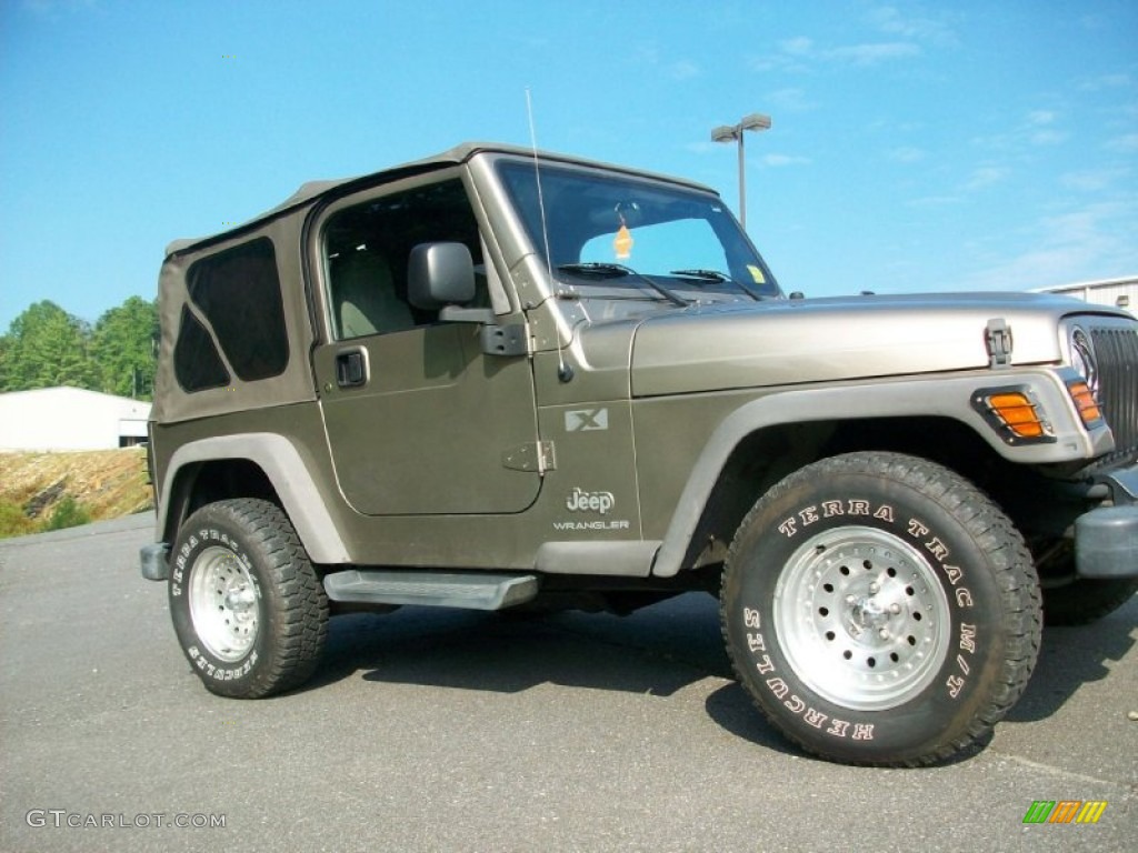 2006 Wrangler X 4x4 - Light Khaki Metallic / Khaki photo #5