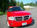 2008 Flame Red Dodge Dakota SLT Crew Cab 4x4  photo #4