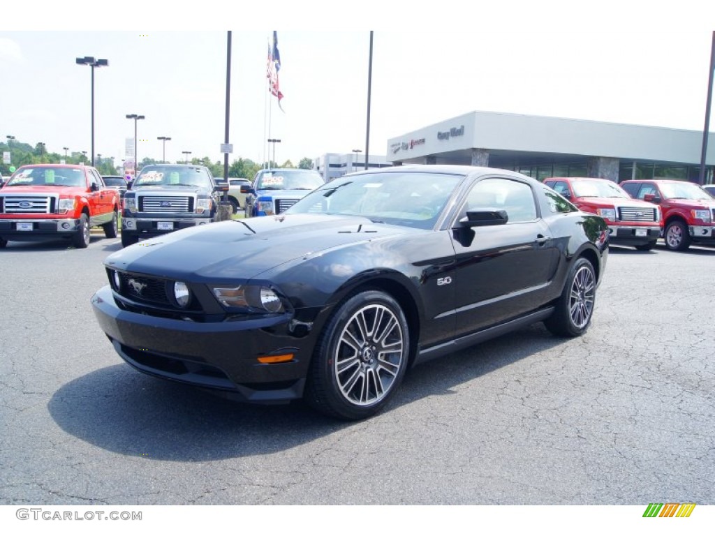 Black 2012 Ford Mustang GT Premium Coupe Exterior Photo #53239727
