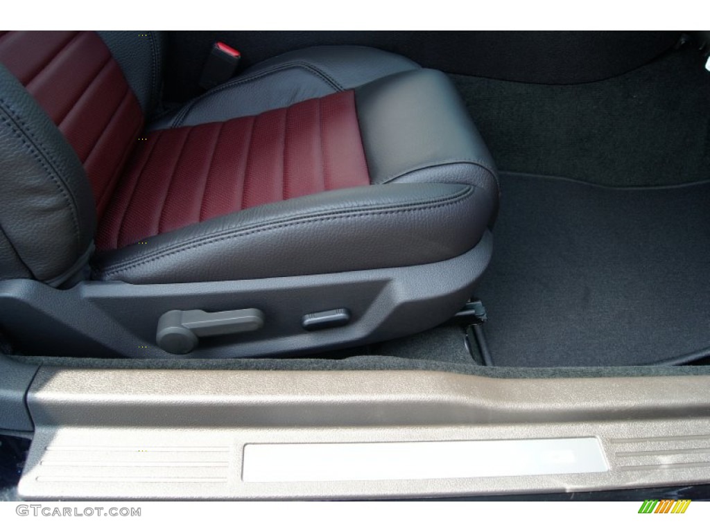 Lava Red/Charcoal Black Interior 2012 Ford Mustang GT Premium Coupe Photo #53239818