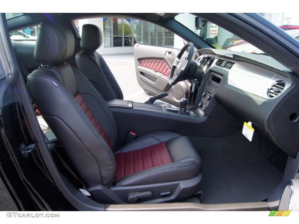 Lava Red/Charcoal Black Interior 2012 Ford Mustang GT Premium Coupe Photo #53239835