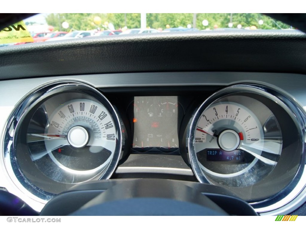 2012 Ford Mustang GT Premium Coupe Gauges Photo #53239947