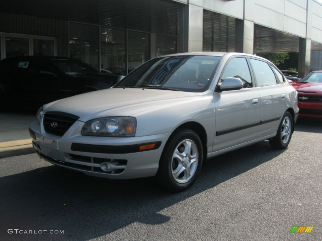 2006 Elantra GT Hatchback - Sterling Silver / Gray photo #2