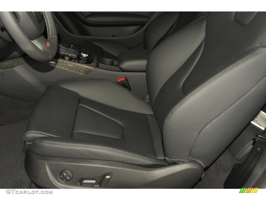 Black Interior 2012 Audi S5 4.2 FSI quattro Coupe Photo #53241252