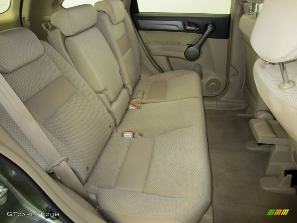 2009 CR-V LX 4WD - Green Tea Metallic / Ivory photo #14