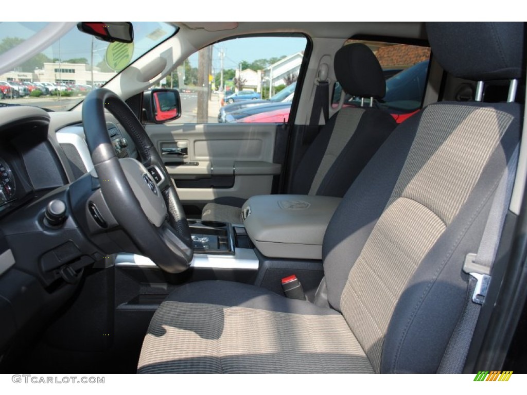 2010 Ram 1500 Big Horn Quad Cab 4x4 - Brilliant Black Crystal Pearl / Dark Slate/Medium Graystone photo #5