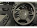 2012 Audi A4 Light Gray Interior Steering Wheel Photo