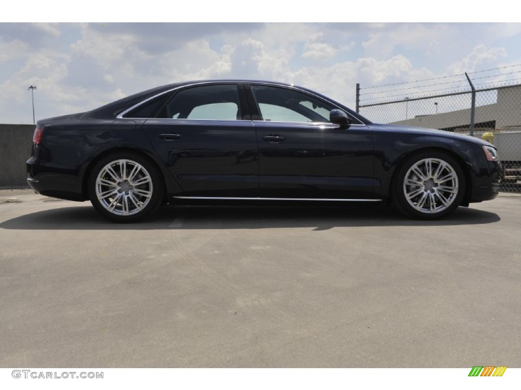 Night Blue Pearl Effect 2012 Audi A8 4.2 quattro Exterior Photo #53242875