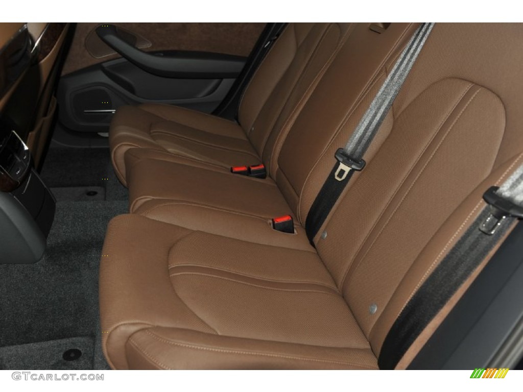Nougat Brown Interior 2012 Audi A8 4.2 quattro Photo #53243025