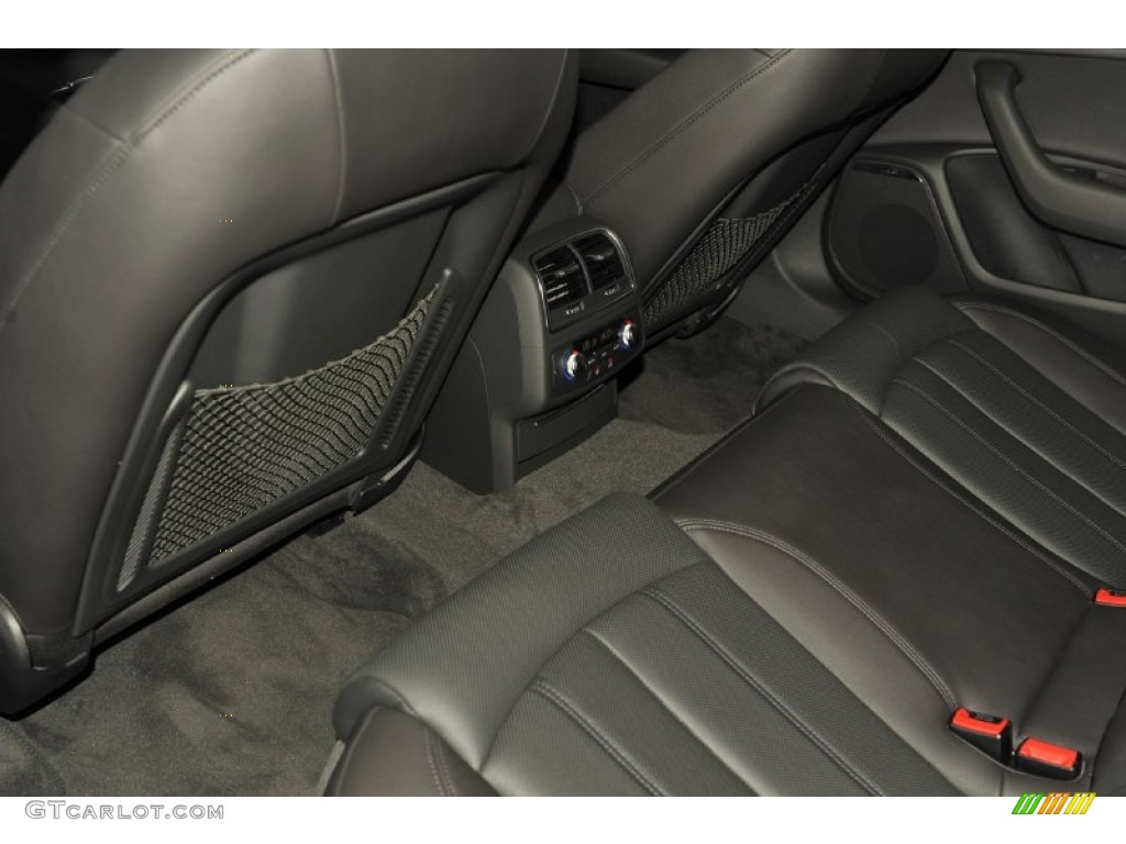 Black Interior 2012 Audi A6 3.0T quattro Sedan Photo #53243358