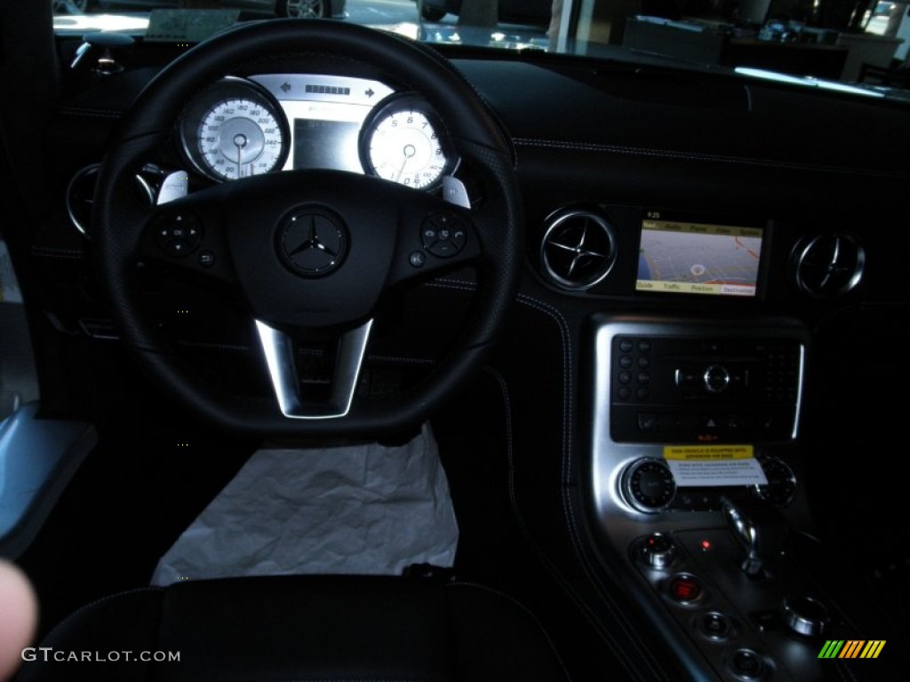 2012 SLS AMG - Iridium Silver Metallic / designo Black photo #9
