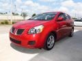 2010 Red Hot Metallic Pontiac Vibe 1.8L  photo #5