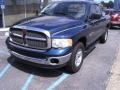 2002 Patriot Blue Pearlcoat Dodge Ram 1500 ST Quad Cab 4x4  photo #2