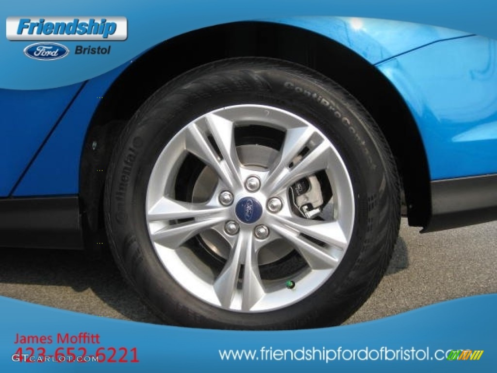 2012 Focus SE Sport Sedan - Blue Candy Metallic / Two-Tone Sport photo #9
