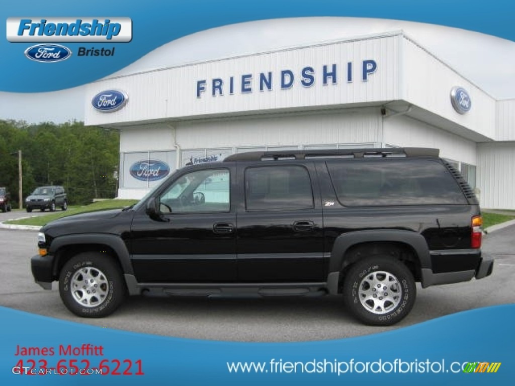 2003 Suburban 1500 Z71 4x4 - Black / Gray/Dark Charcoal photo #1