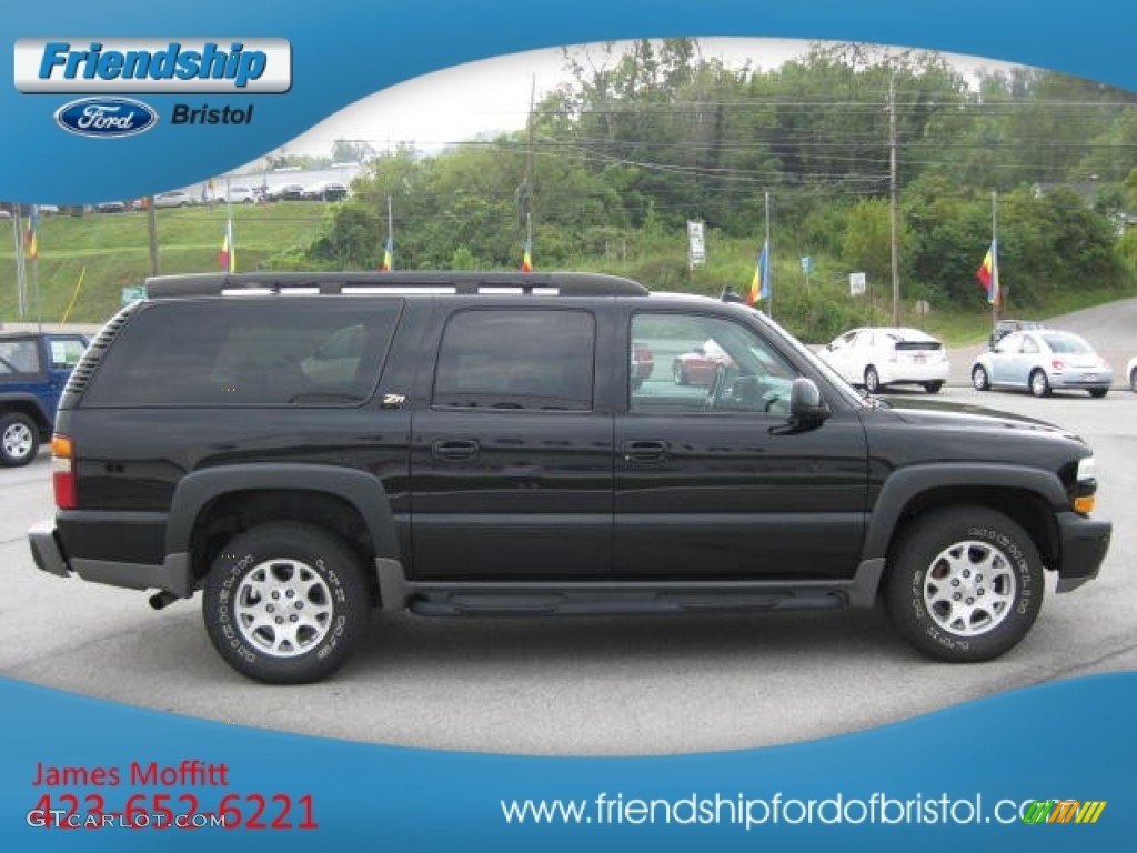 2003 Suburban 1500 Z71 4x4 - Black / Gray/Dark Charcoal photo #5