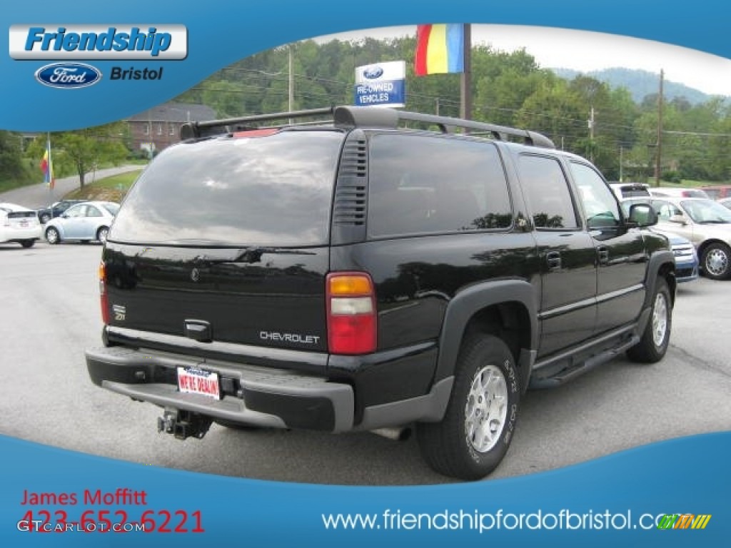 2003 Suburban 1500 Z71 4x4 - Black / Gray/Dark Charcoal photo #6