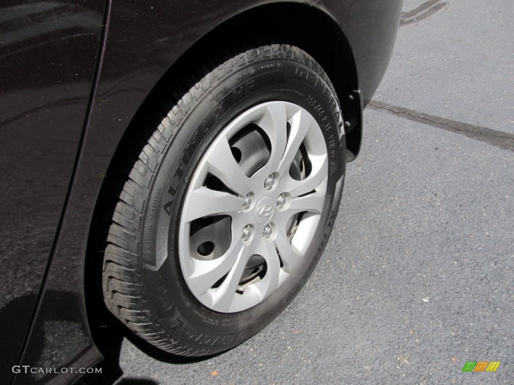 2009 Elantra GLS Sedan - Purple Rain / Beige photo #9