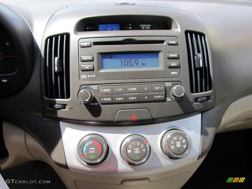 2009 Elantra GLS Sedan - Purple Rain / Beige photo #15