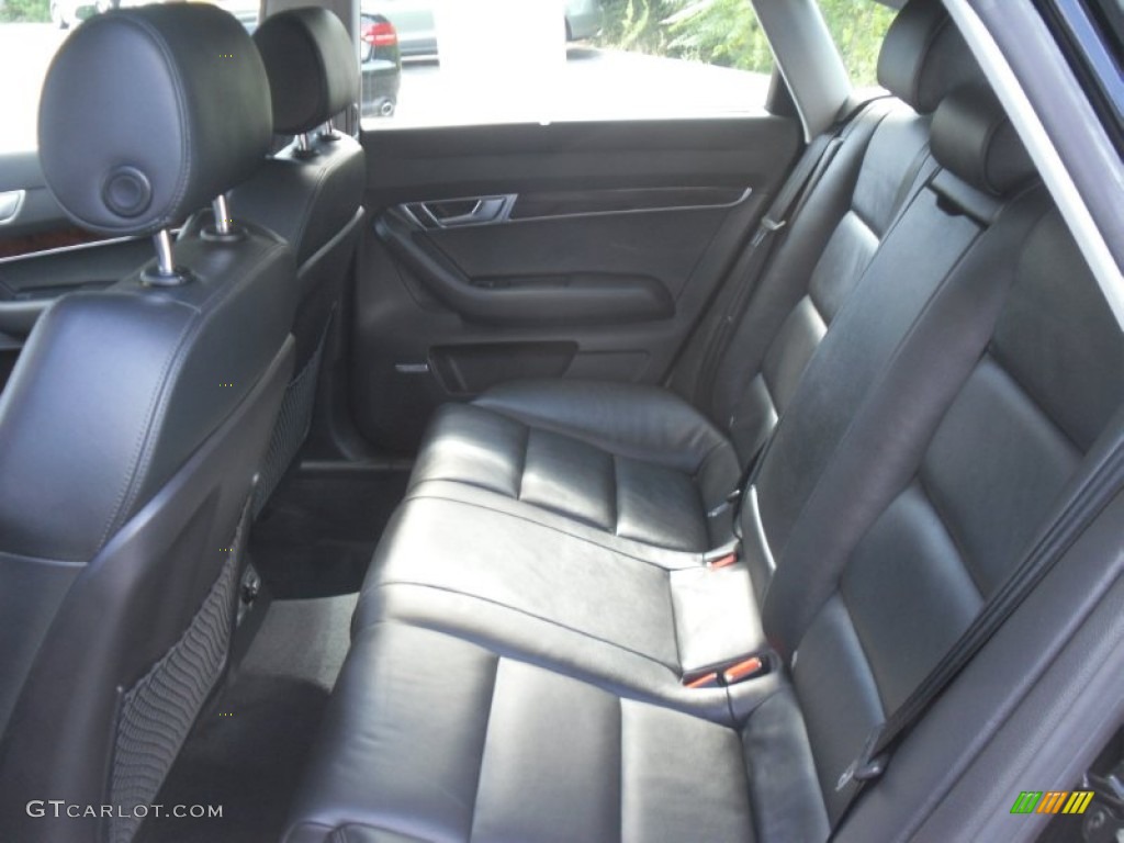 Ebony Interior 2005 Audi A6 4.2 quattro Sedan Photo #53250007
