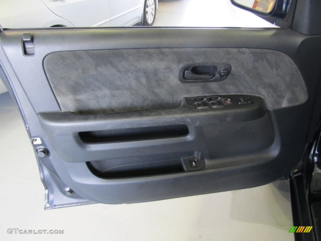 2002 CR-V EX 4WD - Nighthawk Black Pearl / Black photo #6