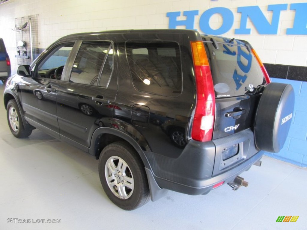 2002 CR-V EX 4WD - Nighthawk Black Pearl / Black photo #13