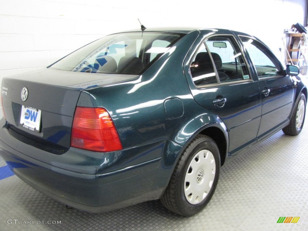 2002 Jetta GLS Sedan - Baltic Green / Black photo #4