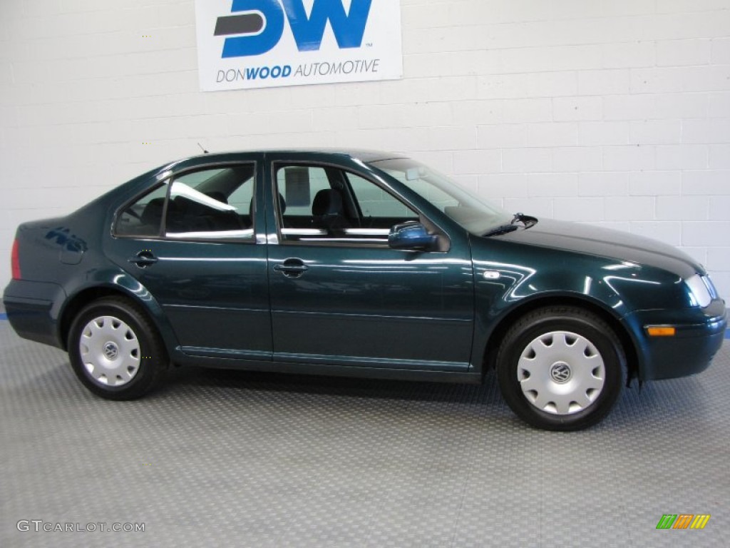 2002 Jetta GLS Sedan - Baltic Green / Black photo #5